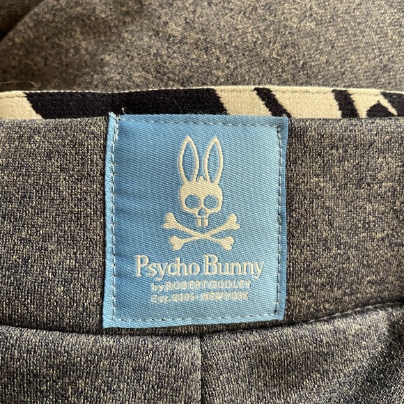 Psycho Bunny Men’s Blue Jogger Pants Size Large NWT Fleece Lined - Picture 2 of 7